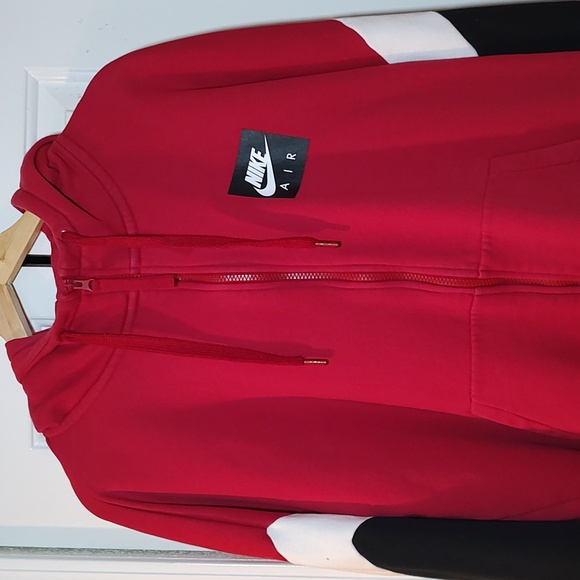 Vintage Nike Mens Sweat Jacket Large Full Zip Retro Y2K Long Sleeve Mock Neck M - Picture 2 of 10